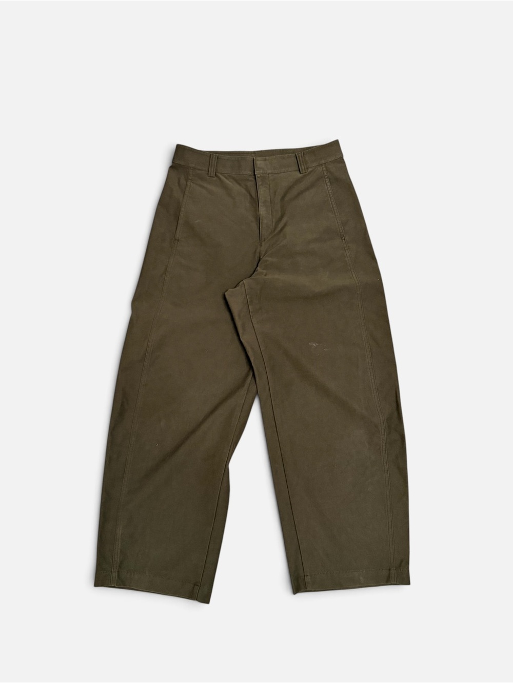 Uniqlo Women's Olive Barrel Pants - Picture 2 of 5